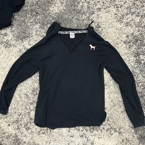 Pink V neck sweatshirt!!